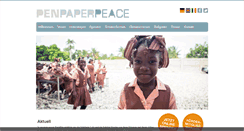 Desktop Screenshot of pen-paper-peace.org