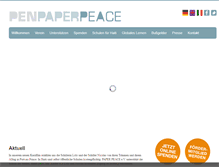 Tablet Screenshot of pen-paper-peace.org